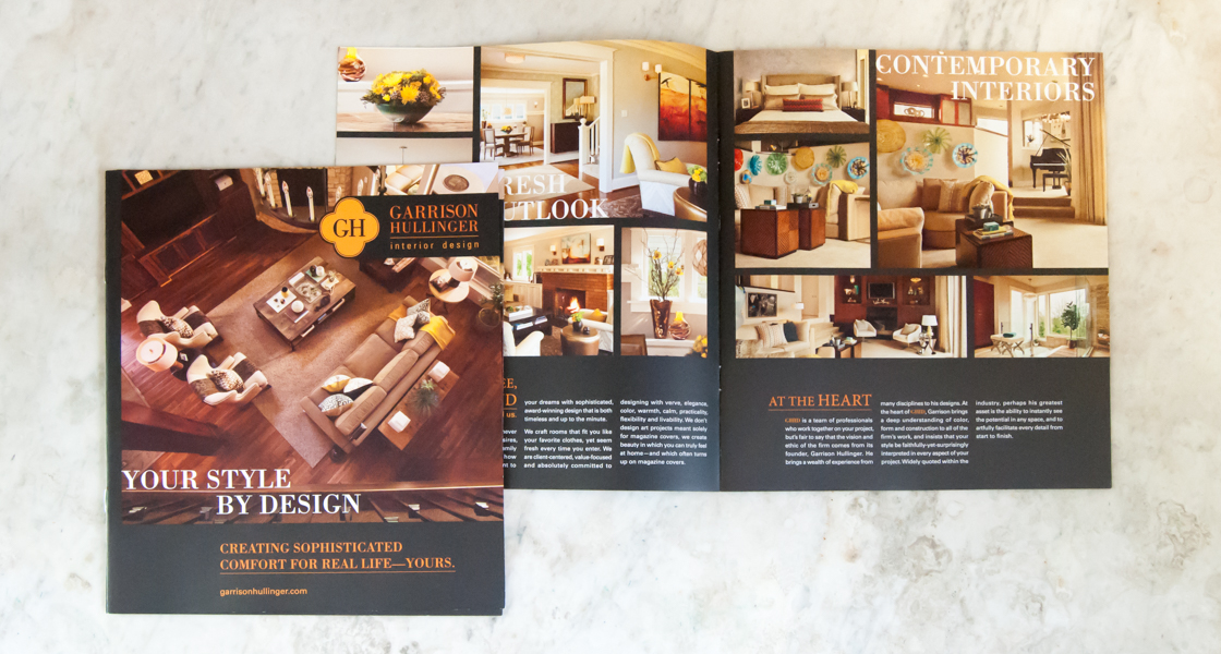Garrison Hullinger Interior Design Brochure Examples