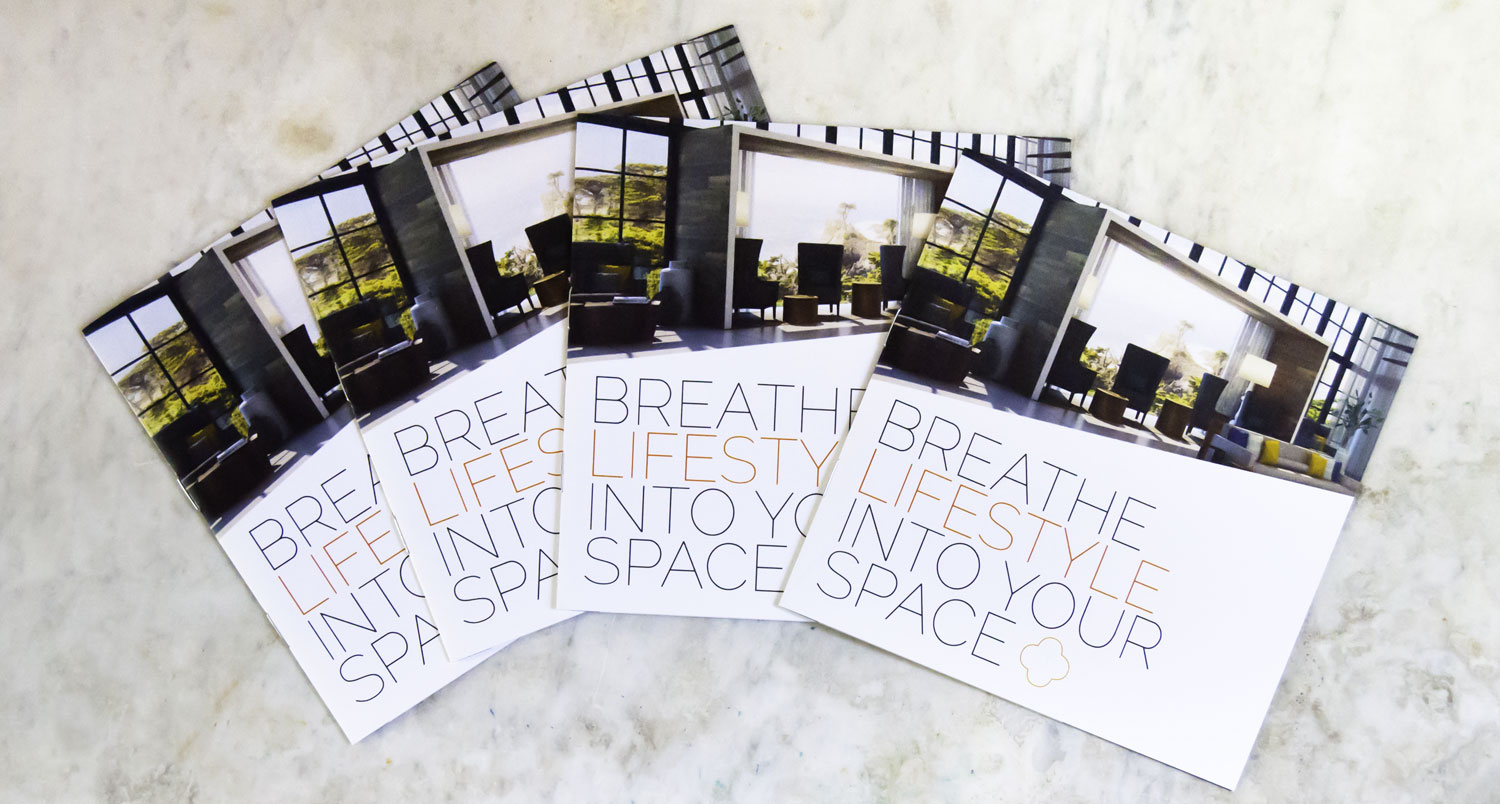 Garrison Hullinger Interior Design brochure examples by Quoin Design