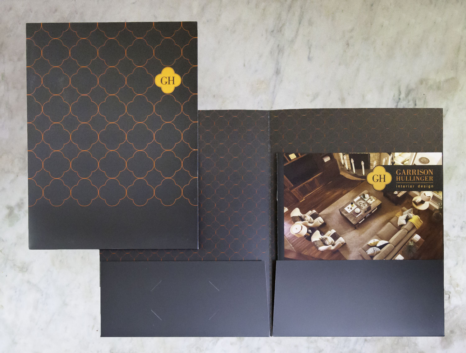 Garrison Hullinger Interior Design brochure examples