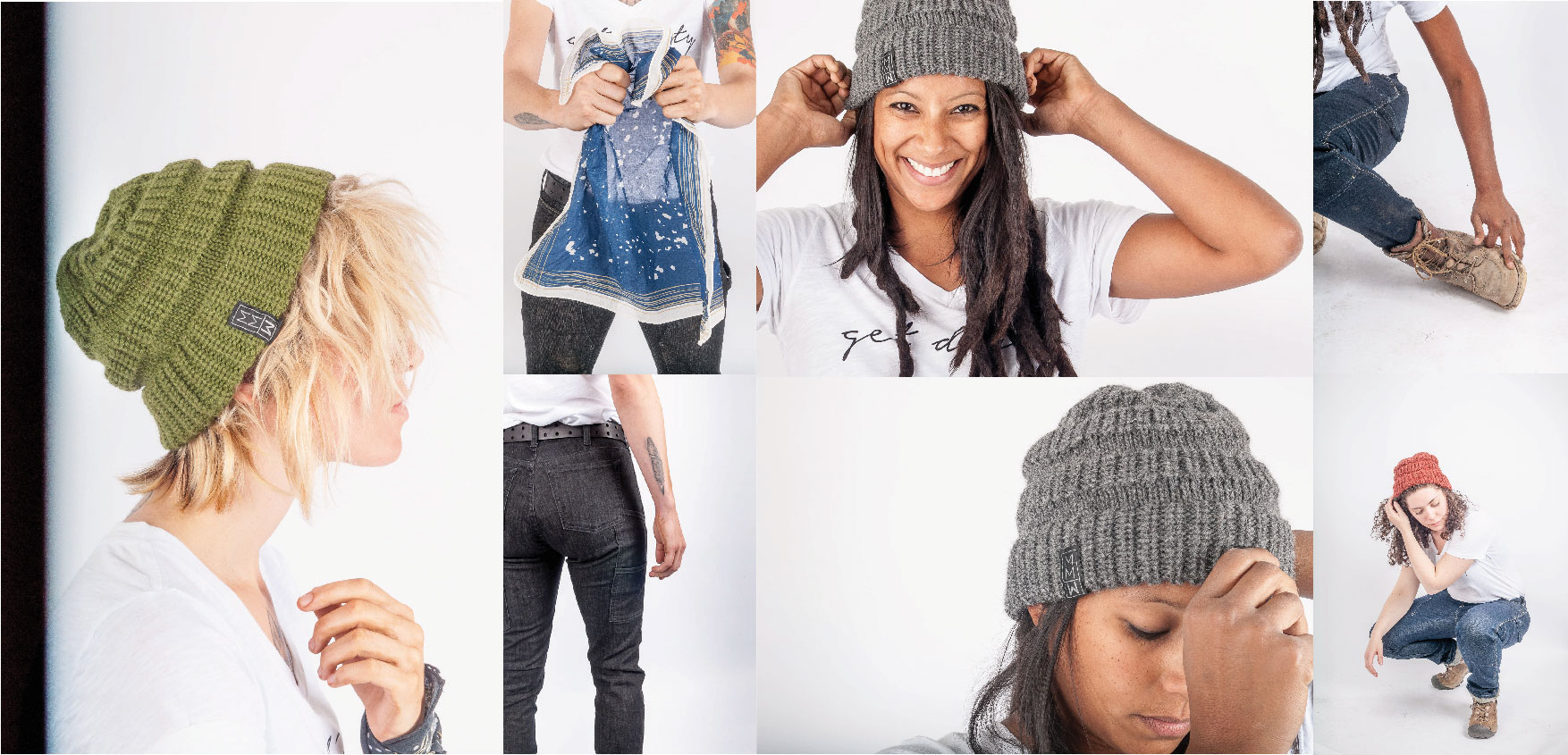 Product Photography for Moxie and Moss Workwear